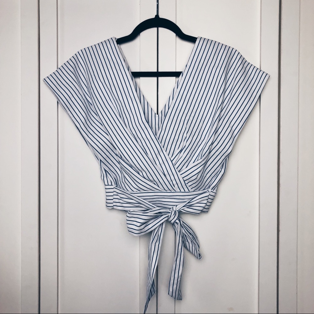 Striped Crop Top